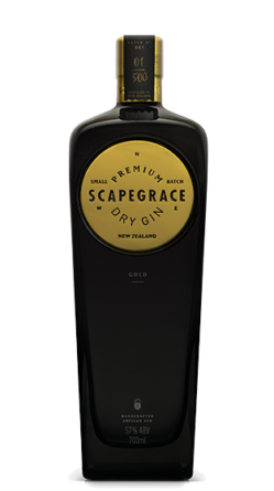 Scapegrace Gold Gin Premium NZ Gin Tonic Worlds Best London Dry Gin