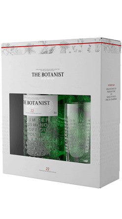 the-botanist-gin-glass-gift-pack-box-tonic-birthday-weeding-hamper-scotland-scottish-islay-bottle-takeaway